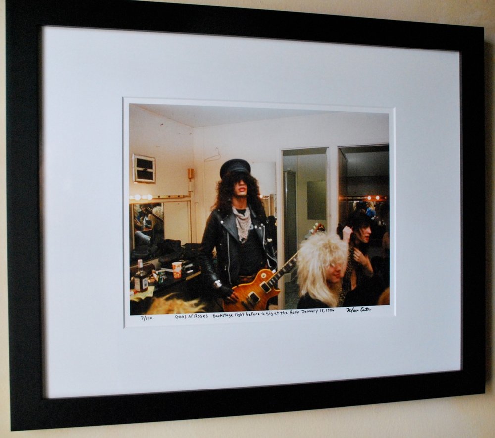 Guns 'N Roses backstage at the Roxy — Marc Canter